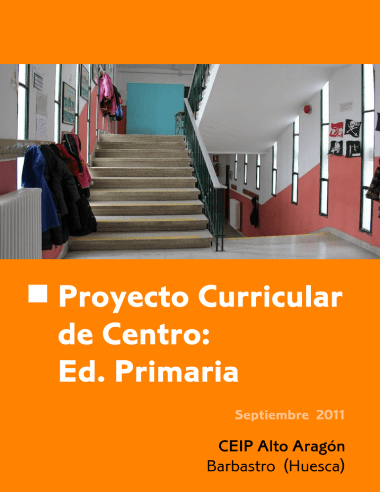 Proyecto Curricular De Educación Primaria