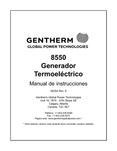8550 Generador Termoeléctrico