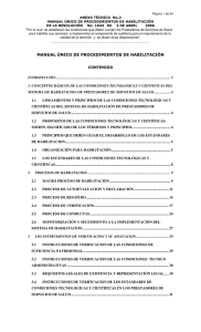 manual único de procedimientos de habilitación