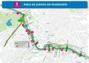 Plano de las áreas de juego de Madrid Río (PDF descargable)