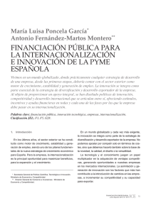 financiación pública para la internacionalización e