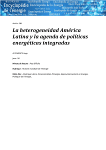 La heterogeneidad América Latina y la agenda de políticas