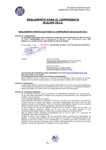 Reglamento - Escudería Automoto Soria