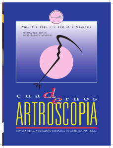 Supl. 1 - Núm. 42 - Mayo 2010 - Asociación Española de Artroscopia