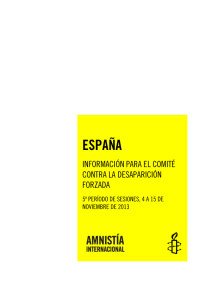 españa - Amnesty International