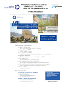 xviii congreso de actualizacion en ginecologia y