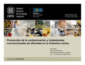 Prevención de la contaminación y tratamientos convencionales de