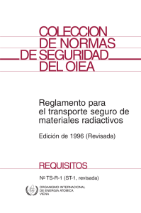 Reglamento para el transporte seguro de materiales radiactivos