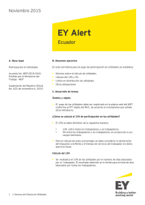 EY Tax Alert – Normas cálculo utilidades