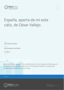 España, aparta de mí este cáliz, de César Vallejo.