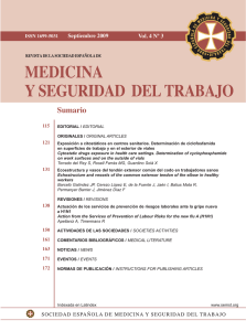 Vol 4, No 3 - sociedad vasca de medicina del trabajo