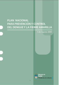 plan nacional de prevención y control del dengue y fiebre amarilla