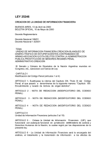 Ley 25.246 - Galicia Seguros