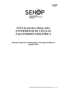 Guía SEHOP-2010 Enfermedad Células Falciformes