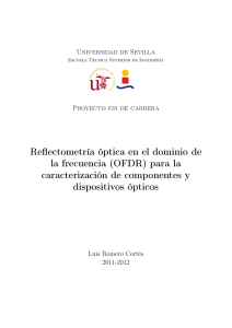 Reflectometría óptica en el dominio de la frecuencia (OFDR) para la