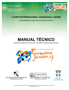 manual técnico - Universidad Rafael Landívar