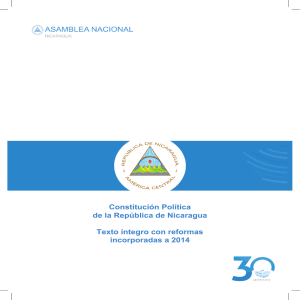 Constitución Política - Asamblea Nacional de Nicaragua