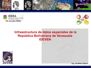 Infraestructura de datos espaciales de la República Bolivariana de