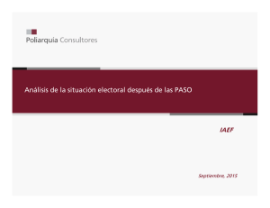 Análisis de la situación electoral después de las PASO