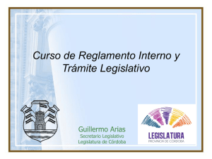 Seminario Función y Técnica Legislativa Municipal