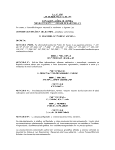 Ley Nº 1585 LEY DE 12DE AGOSTO DE 1994 GONZALO