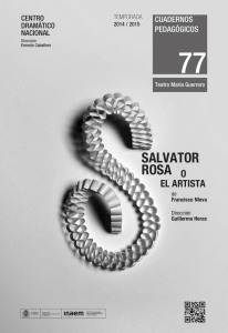 Salvator Rosa o El artista, de Francisco Nieva