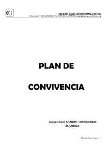 Plan de convivencia - Colegio Bajo Aragón