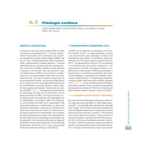 4.1. Patología cardíaca - Asociación Española de Pediatría