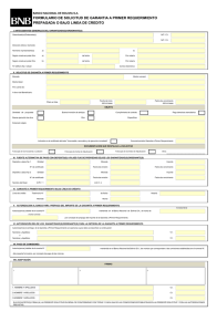 formulario de solicitud de garantia a primer requerimiento