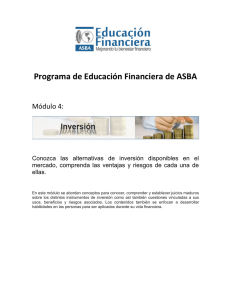 Programa de Educación Financiera de ASBA - ASBA