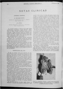 atresia aortica - Revista Clínica Española