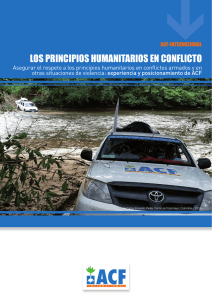 los principios humanitarios en conflicto
