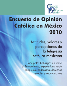 Encuesta de Opinión Católica en México