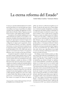 La eterna reforma del Estado