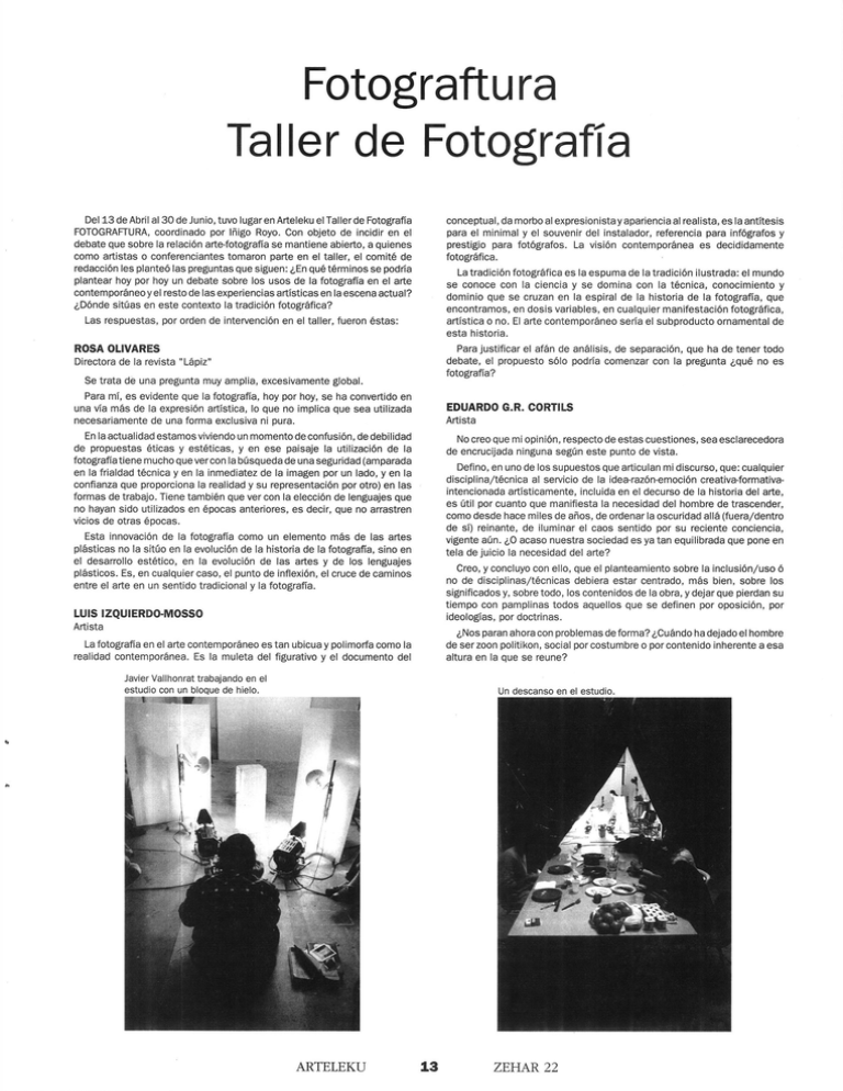 Fotograftura Taller De Fotograf a