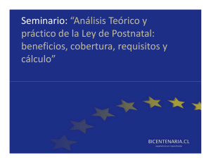 Seminario: “Análisis Teórico y práctico de la Ley de Postnatal