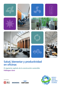 Health, wellbeing and productivity in offices