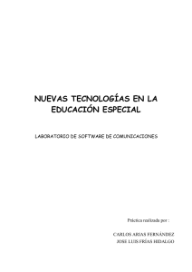 nuevas tecnologías en la educación especial