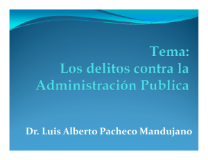 Dr Luis Alberto Pacheco Mandujano Dr. Luis Alberto Pacheco
