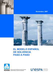 el modelo español de solvencia paso a paso