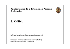Elementos XHTML - Luís Rodríguez Baena