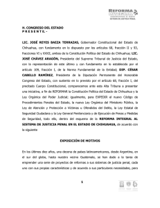 iniciativa - Gobierno del Estado de Chihuahua