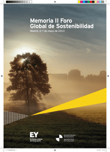 Informe II Foro Global de Sostenibilidad