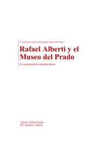 Rafael Alberti y el Museo del Prado