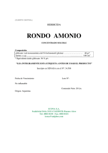 rondo amonio - Mercosur.com