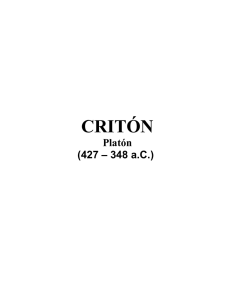 Platon, CRITON - Biblioteca Digital