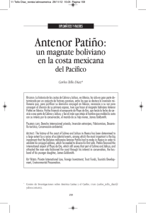 Antenor Patiño: un magnate boliviano en la costa mexicana del