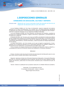Resolución - Boletín Oficial de Cantabria