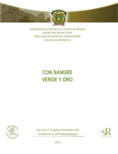 con sangre verde y oro - Universidad Autónoma del Estado de México
