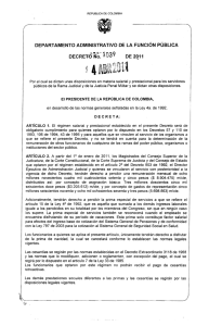 Decreto 1039 de 2011